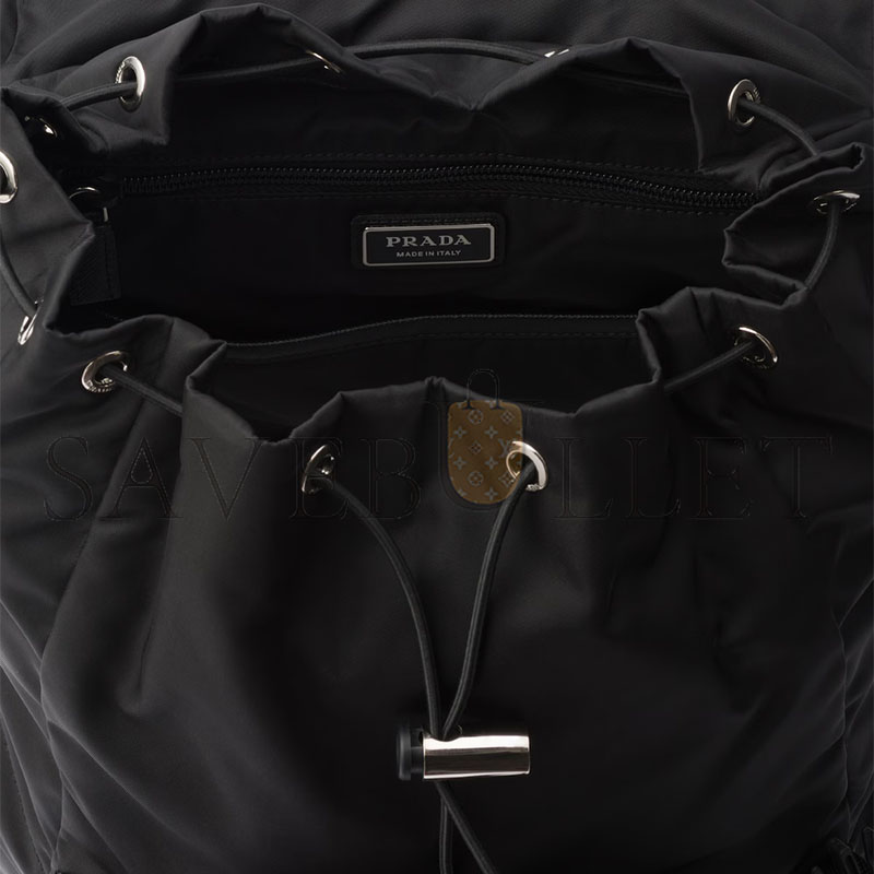 PRADA RE-NYLON AND SAFFIANO LEATHER BACKPACK 2VZ135 (45*27*17cm)